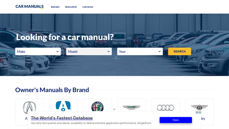 Car Owners Manual PDF Database